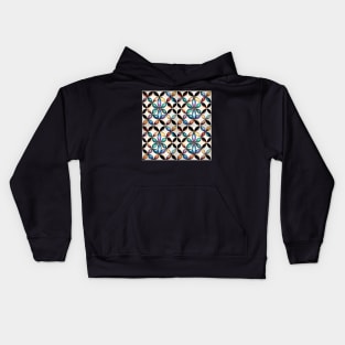 Stained glass colorful pattern, model 3 Kids Hoodie